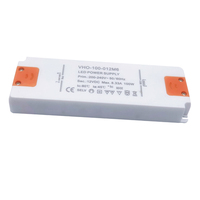 Alimentation électrique pour bande LED ultra-mince de 100 watts, classe 2, SAA CE, 230V-240V vers 12V-24V, 3A-8A