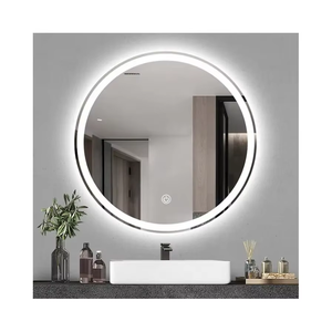 Nuevo Espejo Inteligente Circular Táctil <span class=keywords><strong>Antivaho</strong></span> <span class=keywords><strong>de</strong></span> Diseño Moderno y Sencillo Personalizado 2025 para <span class=keywords><strong>Baño</strong></span> <span class=keywords><strong>de</strong></span> Hotel y Sala <span class=keywords><strong>de</strong></span> Estar - Product Image 1