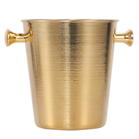 Accessoires de Bar en acier inoxydable OEM, Direct d'usine, personnalisé, bouteille de bière de mariage, seau à glace de Service à Double paroi