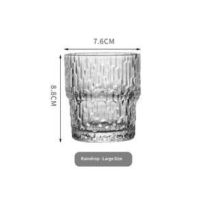 Tazza da Caffè in <span class=keywords><strong>Vetro</strong></span> Isolante Retrò Eco-Friendly Senza Manico e Senza Coperchio, Design Moderno per <span class=keywords><strong>Espresso</strong></span>, Latte, Succhi di Frutta - Product Image 6