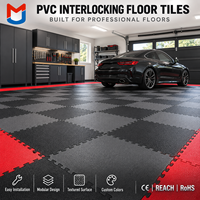 Dalles de sol de garage en PVC haute performance - Conception emboîtable pour la durabilité et le style