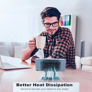 Nouveau support plat en métal creux rotatif pliable support d'ordinateur portable <span class=keywords><strong>brosse</strong></span> drame support de chaleur Supports de Base pour Halloween nouvel an Graduation - Product Image 5