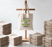Sac fourre-tout en toile de coton écologique au design personnalisable, recyclable, grande capacité, durable, sac fourre-tout en toile vierge pour le shopping