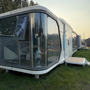 Villa de playa de lujo fabricación edificio móvil Modular prefabricado cápsula espacial Casa contenedor - Product Image 3