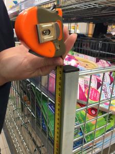 חוט סל שולחן עם למעלה סל אבץ ציפוי כרום ציפוי חוט רשת פנל עם ווי סל בסופרמרקט - Product Image 5