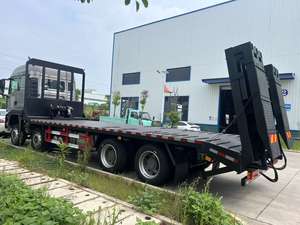 Camión de carga plano de 12 ruedas 35t Carga útil para bobinas de acero/vehículos de construcción/motor Euro 5 equipado con un <span class=keywords><strong>cabrestante</strong></span> - Product Image 6