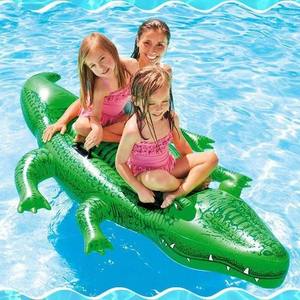 Cama Flotante Inflable JOSEN de PVC con Diseño de Tiburón Negro, Ballena Azul y Cocodrilo Grande para Adultos, para Jugar en el Agua al Aire Libre - Product Image 6