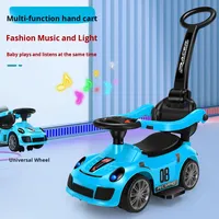 Voiture à quatre roues pour enfants Twisting Niuniu, pour garçons de 1 à 3 ans, anti-retournement, scooter musical, construction en métal, modèle planeur 68 Asie