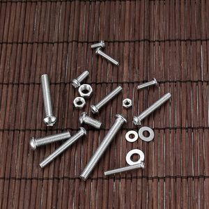 Carbon Steel Galvanized Round Head Screws And Nuts Metric 720pcs Set Standard Thread Level 4.8 YB 818 - Product Image 1