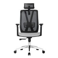 Usine directe chaise de bureau de direction commerciale de haute qualité à dossier haut design moderne ergonomique BIFMA échantillon gratuit disponible