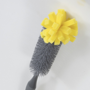 Kết nối chắc chắn chai nhựa bàn chải sạch hơn với đầu xử lý cổ điển bé chai làm sạch bàn chải phụ kiện nhà bếp - Product Image 2