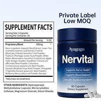 Capsules Nervital personnalisées, formule avancée, favorisent une santé nerveuse optimale, réduisent l'inconfort et favorisent la fonction nerveuse