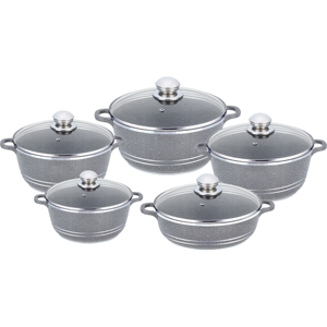10 pezzi Set di pentole classiche di vendita calda di alta qualità utensili da cucina antiaderente pressofusione pentole in alluminio Versatile cucina - Product Image 2