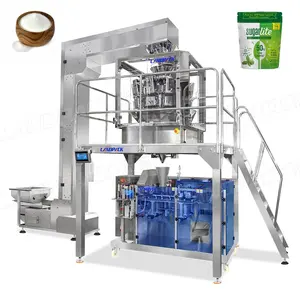 Salt Sugar Paper Zip Lock Pouch Pack Filling And Packaging Packing Machines Machine