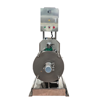 Machine de dispersion d'émulsion de cisaillement élevé de canalisation à trois étages sanitaire d'acier inoxydable