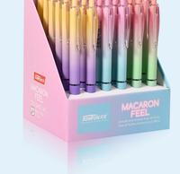 Stylo Gel Souple Dégradé en Plastique HUA en Gros, Stylo Promotionnel Cadeau, Encre Bleue 0,7 mm