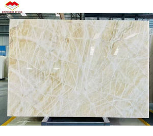 Backlit Trắng Onyx phiến đá cẩm thạch tự nhiên mờ Ice Onyx quartzit đá cho đảo Countertop sàn trong nhà cầu thang bước - Product Image 1