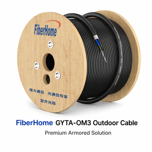 Cable de Fibra Óptica Multimodo GYTA OM3 Original, 4-24 Núcleos, Blindado con Aluminio, para Ductos Exteriores, Cable de Red para Comunicaciones de 10G - Product Image 1