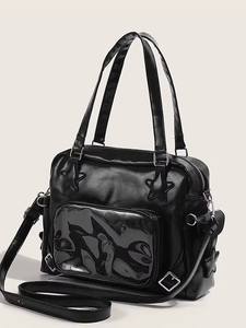 कस्टम पशु बिल्ली के आकार की लिटा बैग कढ़ाई विवरण pu चमड़े के क्रॉसबॉडी बैकपैक बैग - Product Image 4