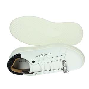 Zapatillas Marc Ellis Donna MakI 305 Bianco Nero Canvas, Zapatos Modernos - Product Image 6