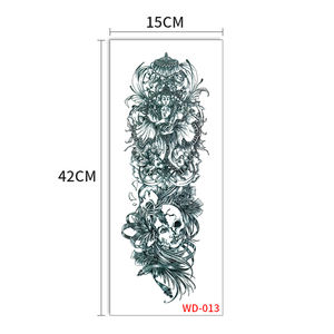 <span class=keywords><strong>Tatouage</strong></span> temporaire à bras complet pour hommes et femmes, 1 pièce, dessins réalistes, Cool, longue durée, étanche - Product Image 3