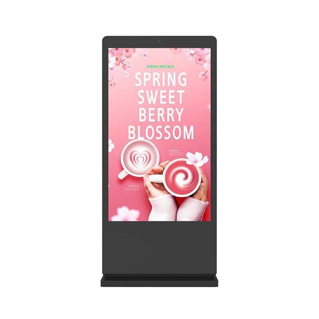 Outdoor Digital Screen Signage 2500nits IP55 Sunshine Readable Android Advertising Player Shopping Mall Floor Animation SDK