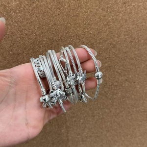 Pulsera de dijes con logo original, joyería para mujer, accesorio con corazón, Stitch, Pandos, Ares, cobre, plata S925. Venta al por mayor directa de fábrica. - Product Image 2