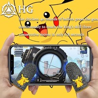 Manchons de doigt pour e-sport en fibre d'argent, mignons et stylés, antidérapants et absorbant la transpiration, avec écran tactile sensible.