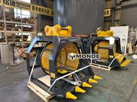 Bucket penyaring putar Monde Excavator untuk pekerjaan konstruksi
