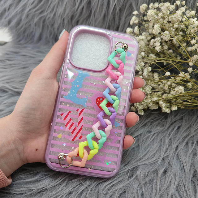 Factory Price Girl Style Anti Drop Chain Back Cover Phone case for huawei Y9 Prime 2019 Honor X9a X8a Nova Y61