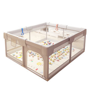 Portable Foldable &amp; <strong>Removable</strong> Baby Playpen Child Safety <strong>Fence</strong> with <strong>Gate</strong> Outdoor Play Yard for Babies and Toddlers