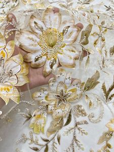 Phong Cách Mới Của Phụ Nữ Ăn Mặc Gown & Trẻ Em Của Quần Áo Với In + Bead + Sequin Thêu Lưới Vải - Product Image 5