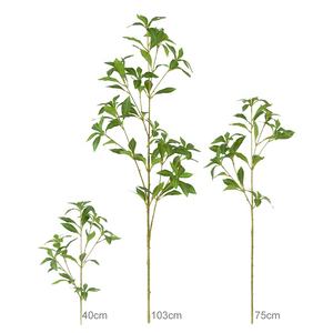 Fleur artificielle en plastique de haute qualité pour la décoration des plantes, vente d'usine - Product Image 2