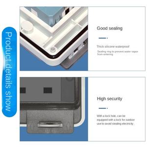 Factory Direct Sales Multifunctional Replaceable 86 Type Concealed Wall <b>Socket</b> Outdoor Waterproof <b>Socket</b> - Product Image 6