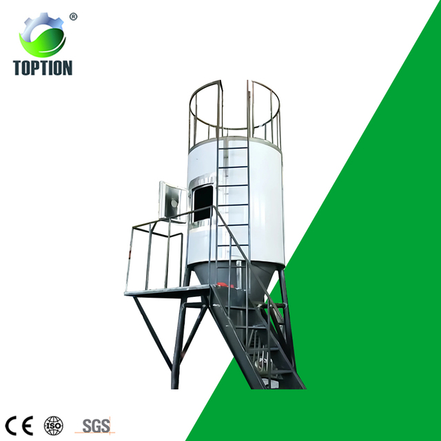 TOPTION Large Capacity High Speed Centrifugal Secador Spray Dryer for Stevia Algae Tea Fruit Powder Rich Milk Powder Solidified