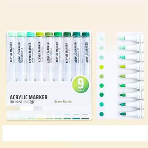 Akrilik işaretleyici kalem yumuşak kafa sanatçı boyama için hızlı kuruyan Diy el sanatları öğrenci grafiti akrilik boya kalemleri çocuklar için güvenli - Product Image 6