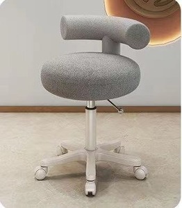 Muebles de salón de belleza, <span class=keywords><strong>tocador</strong></span> giratorio moderno y cómodo, <span class=keywords><strong>silla</strong></span> de maquillaje, taburete de masaje <span class=keywords><strong>con</strong></span> rueda - Product Image 5