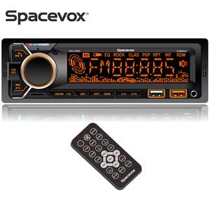 Radio FM para Auto Pioneer.BB de Un Solo DIN con Pantalla LCD Super Grande, Reproductor de Audio Estéreo USB MP3, Bluetooth, Conector ISO, 7 Colores, Dos Controles Remotos - Product Image 2