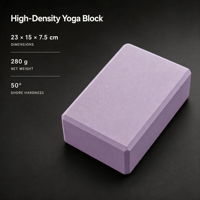 Fabricant de blocs de yoga en mousse EVA haute densité, brique 230x150x75mm, 280g, dureté 50 Shore, accessoires de fitness Pilates, OEM ODM personnalisé