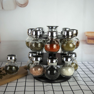 Ensemble <span class=keywords><strong>de</strong></span> bouteilles à épices en verre scellées pour assaisonnement <span class=keywords><strong>de</strong></span> <span class=keywords><strong>barbecue</strong></span> rotatif pour <span class=keywords><strong>ustensiles</strong></span> <span class=keywords><strong>de</strong></span> cuisine - Product Image 4