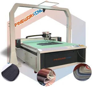 Faca oscilante CNC para sapatos têxteis e couro, ferramenta de perfuração e corte