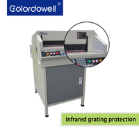 COLORDOWELL WD-450VSG+ 220V/110V Machine de découpe automatique de papier haute vitesse 17,7 pouces en métal pour post-pressage
