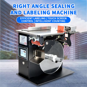 Rectangular Right Angle Labeling Machine Touch Screen Control <b>Small</b> <b>Box</b> Right Angle Carton Sealing Machine Accurate Labeling - Product Image 3