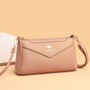 Fashion <b>Small</b> Crossbody Bag Large Capacity Shoulder Bag Soft PU Leather Women's Handbag Design Messenger Bag <b>Shopping</b> Lady Purse - Product Image 5