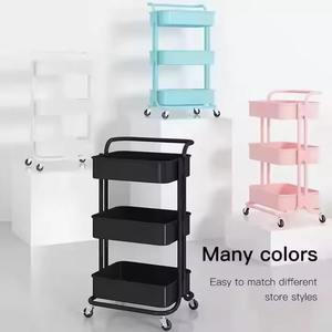 Carrito de Almacenamiento Metálico Multifuncional Moderno Z QM para Salón de Belleza, Organizador de Herramientas de Manicura, Peluquería y SPA - Product Image 5