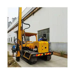 2023 Hot Sale Hydraulic Press from China Solar Panel Pile Ramming Mini Pile Driver with New Hammer