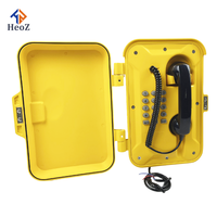 Proveedor de China Caja de llamadas de emergencia al aire libre Ip66 Metro Punto de ayuda Teléfono ferroviario Auricular resistente a la intemperie Teléfono resistente