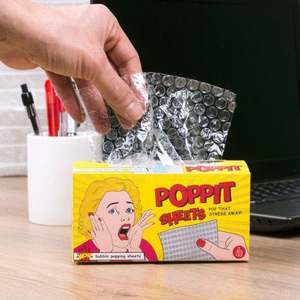Jouet en plastique <span class=keywords><strong>Poppit</strong></span> avec film à dérouler et bulles de papier absorbant - Product Image 1
