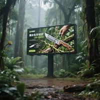 P8 Mur d'écran d'affichage à LED numérique polychrome extérieur pour la publicité Panneau haute visibilité pour un contenu vidéo efficace