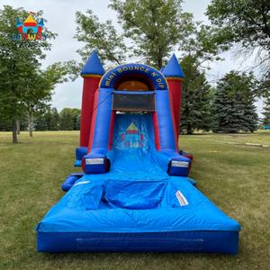 Nouveau design 2025 WINWAYTOYS Château gonflable en PVC pour enfants, idéal pour le jeu ou la location à usage commercial et en station balnéaire, capacité 5-10 passagers - Product Image 4